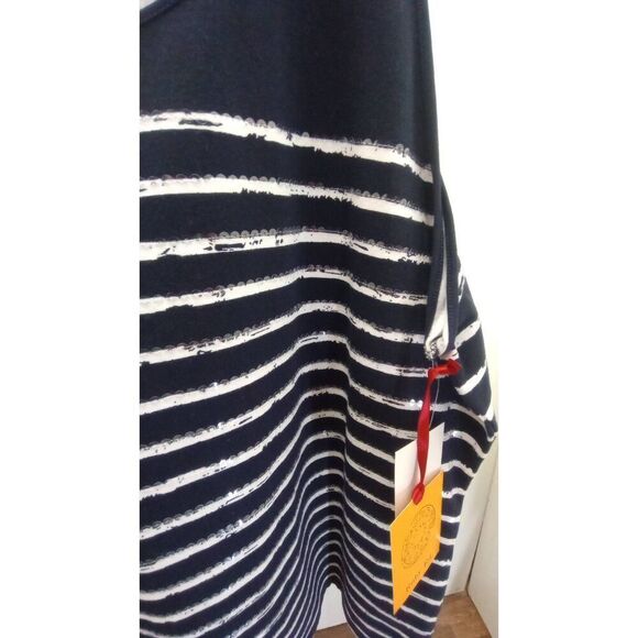 NWT Ruby Rd., navy blue and sequin sleeveless top.size 2x - Picture 3 of 4